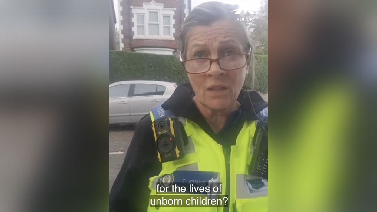 Watch: A woman getting fined for praying in the "wrong place" somehow NOT as ridiculous as the questions the cop asks first