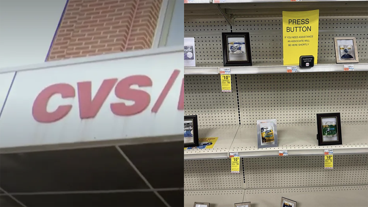CVS So Desperate To Fight Shoplifting They're Forced To Replace Merch On The Shelves With Pictures. Of The Merch.