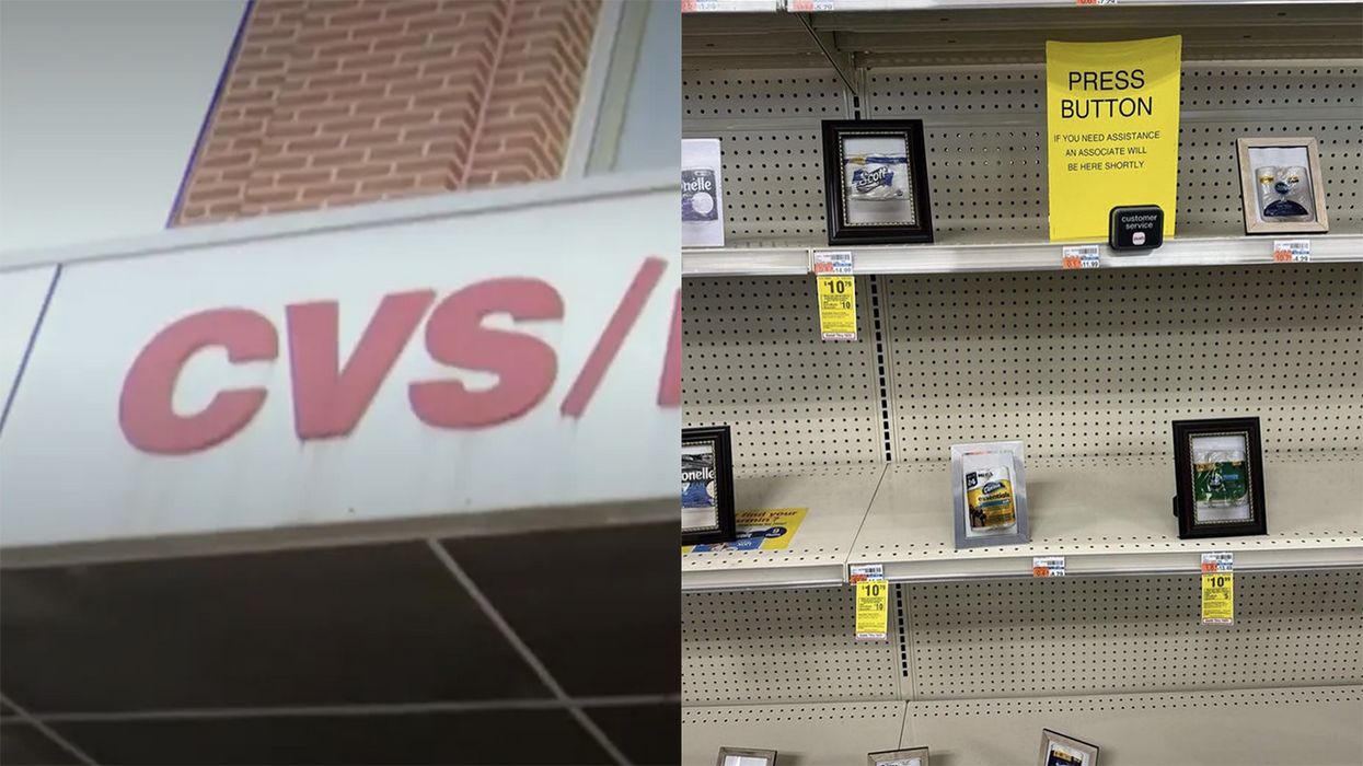 CVS So Desperate To Fight  Shoplifting They're Forced To Replace Merch On The Shelves With Pictures. Of The Merch.