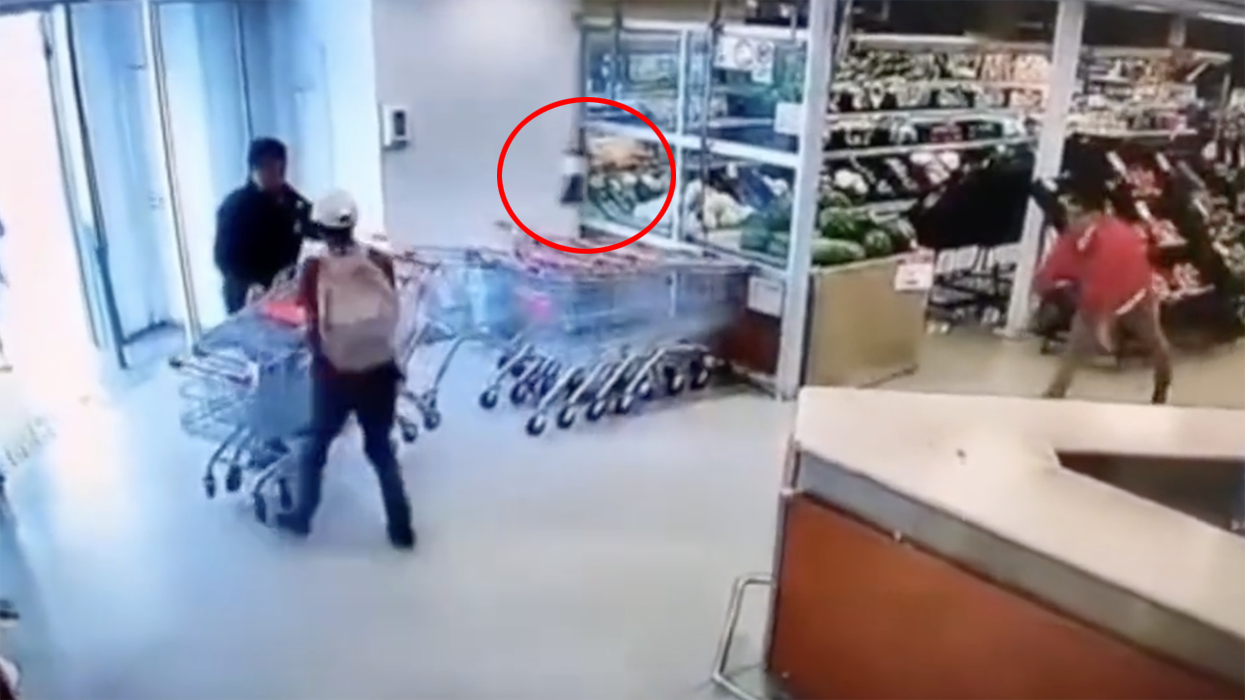 Enjoy watching someone get knocked out with a 2-liter bottle of soda in the funniest shoplifting fail you'll see this week