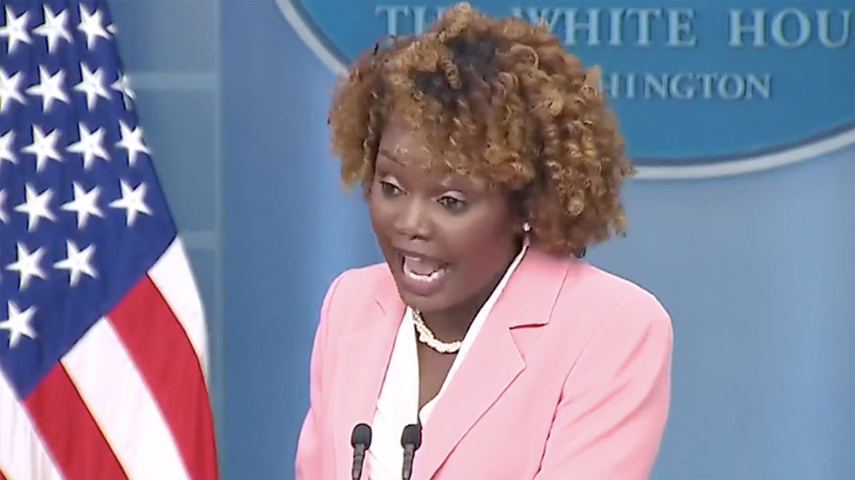 "Yeah, but Charlottesville": Karine Jean-Pierre refuses to denounce antisemitic pro-Hamas protests taking place in America