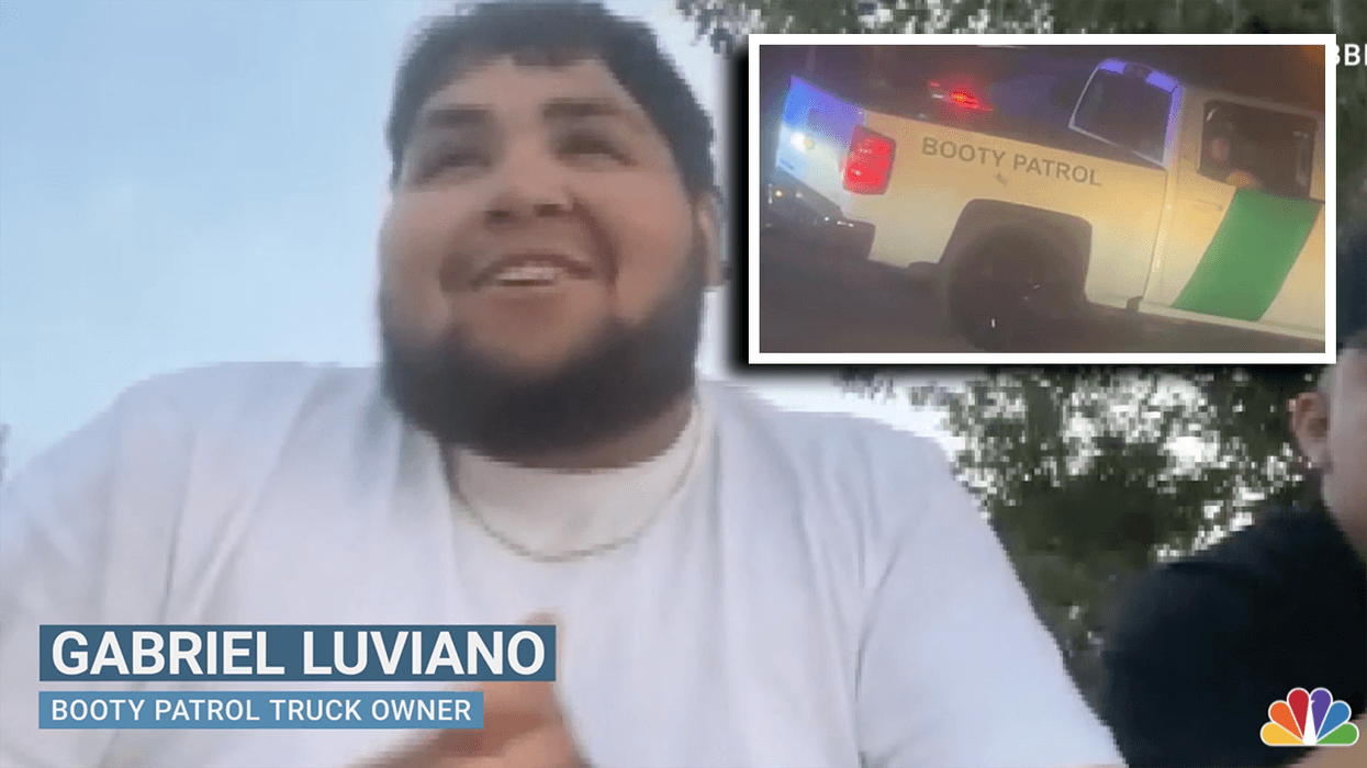 Police harass man driving "Booty Patrol" truck with citation, driver mistakenly thought this was America