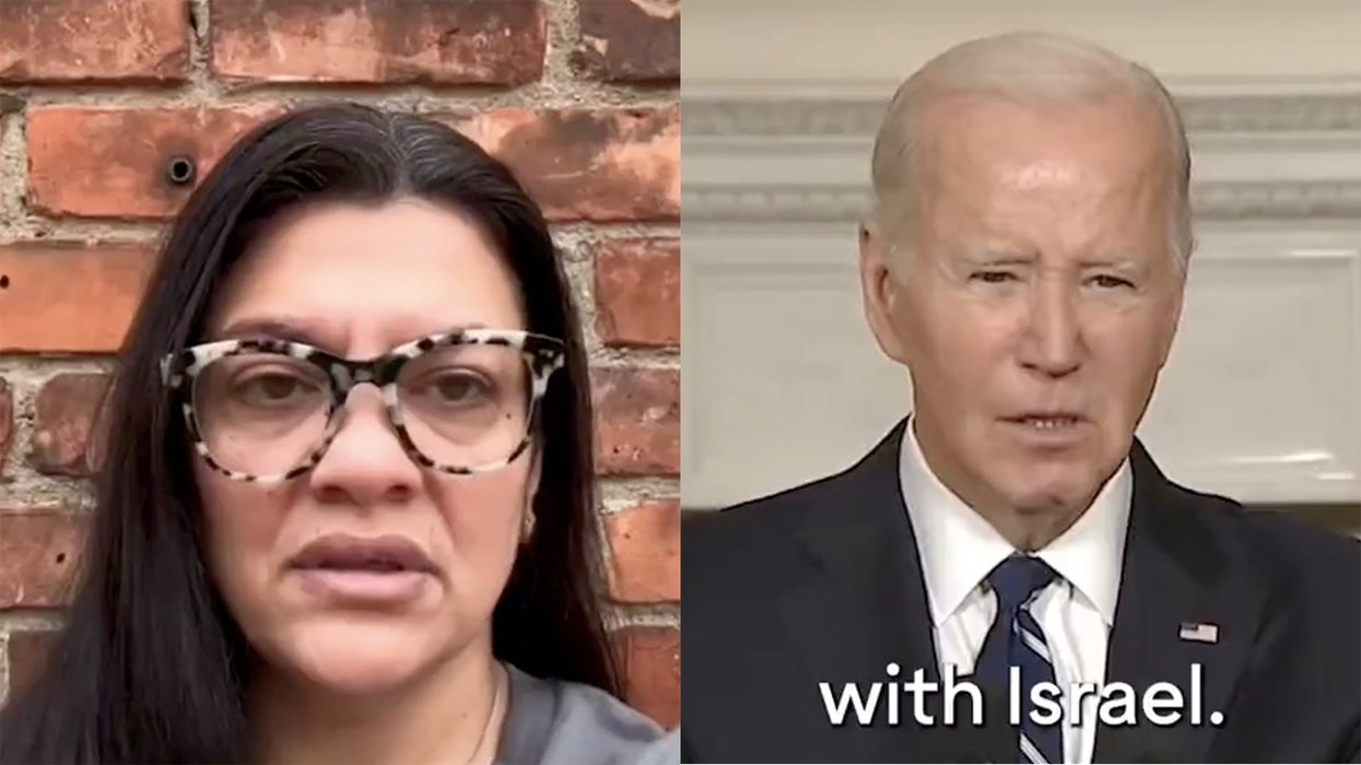 Rashida Tlaib goes bananas accusing Joe Biden of genocide in video calling for the elimination of Israel