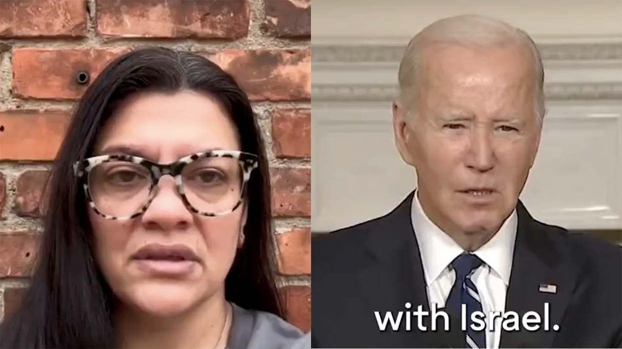 Rashida Tlaib goes bananas accusing Joe Biden of genocide in video calling for the elimination of Israel