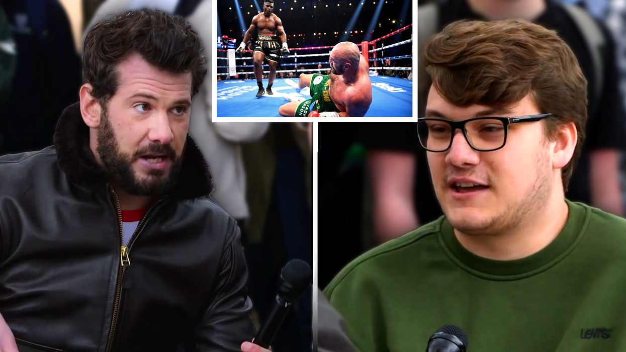 TRIGGERED: Student Can't Handle "Racist" Stats About Superior Black Athletes!