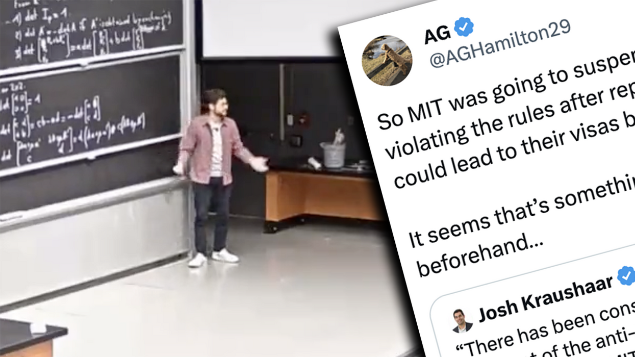 Video goes viral of pro-Hamas student interrupting an MIT class, but the admin's response is what's truly offensive