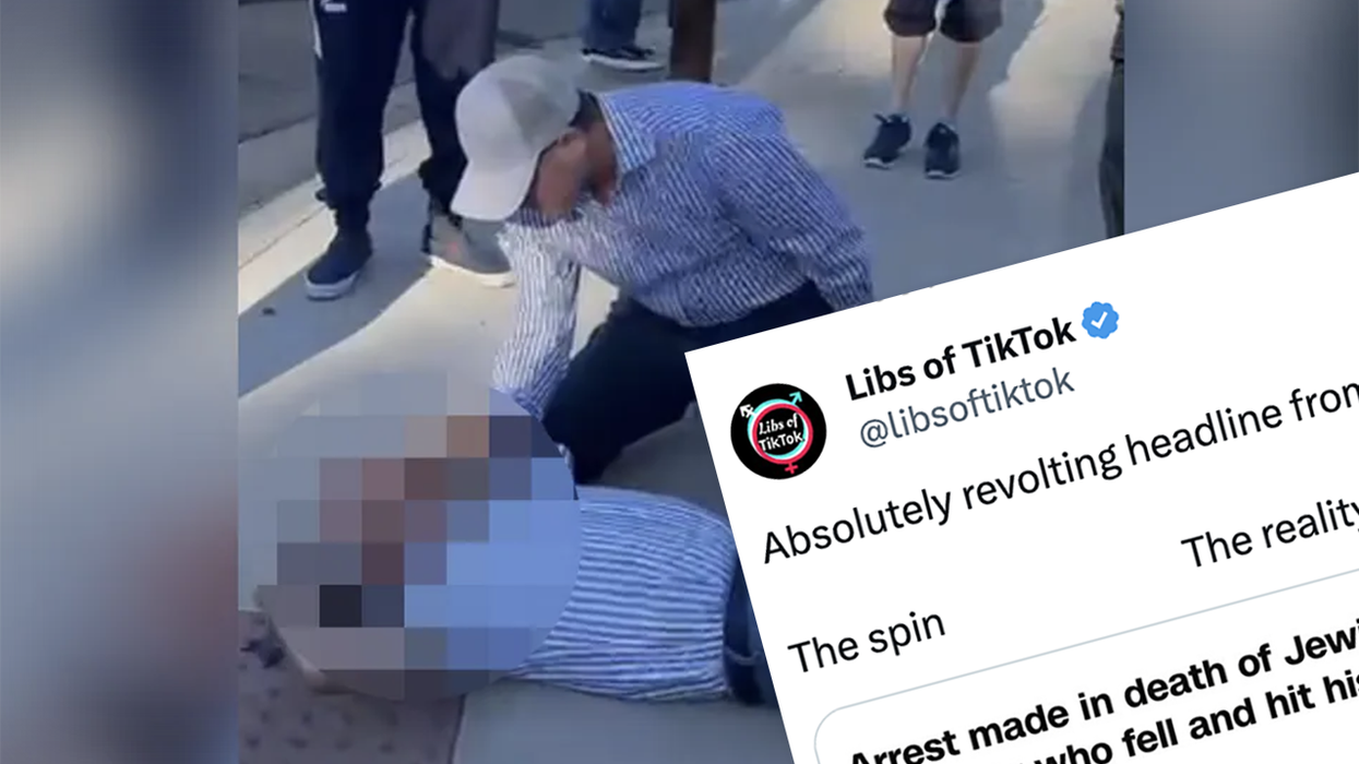 An arrest has been made in the killing of a Los Angeles Jewish man, but CNN's headline is what's revolting