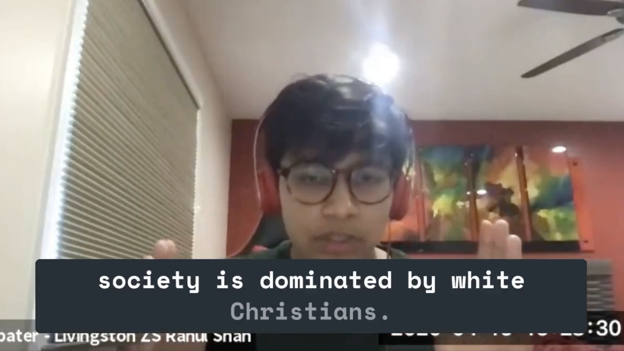 Watch: High School Students Turn Debate Into An Attack On White Christians