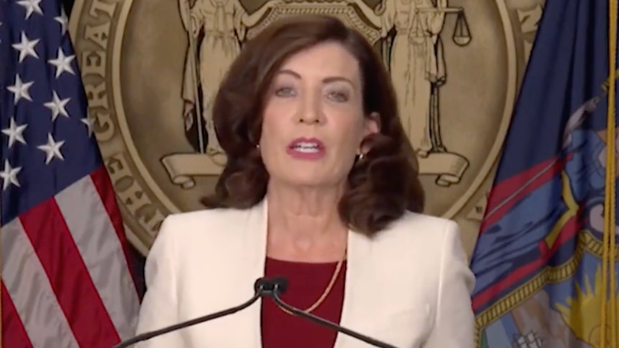 Watch: Kathy Hochul launches new social media initiative in schools that is straight out of the "Truth Ministry”