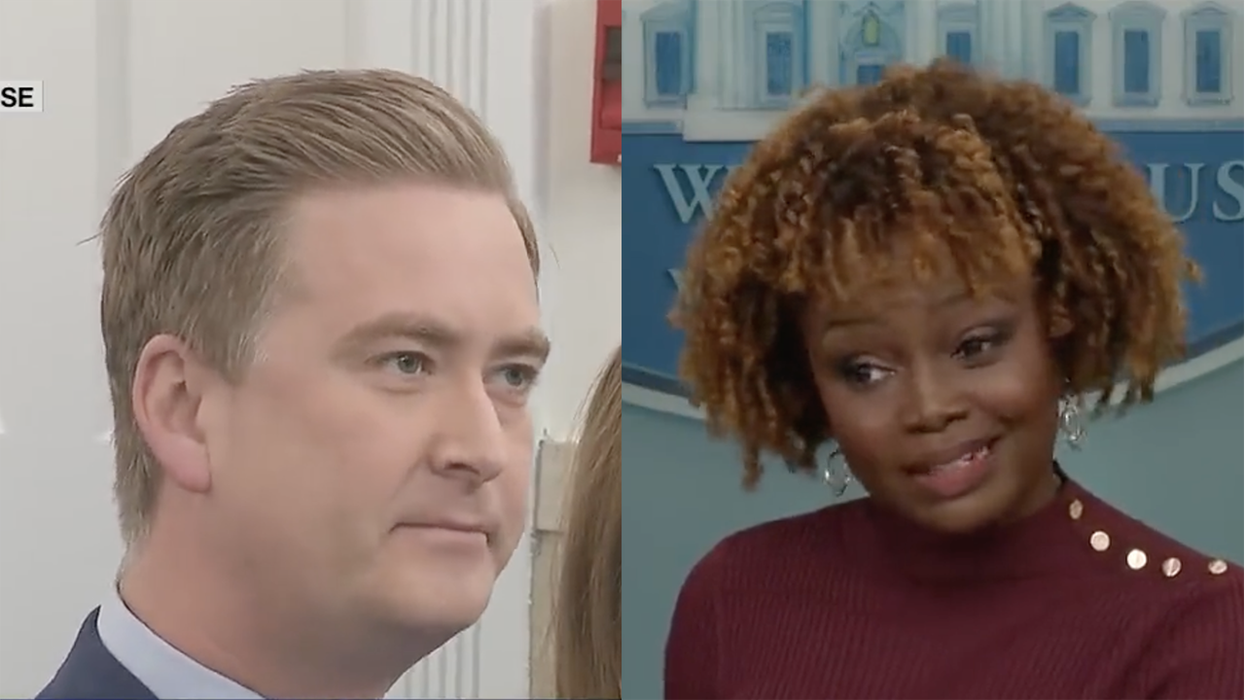 Doocy ropes KJP in with Thanksgiving question about Bidenomics: "Why are Americans not buying it?"