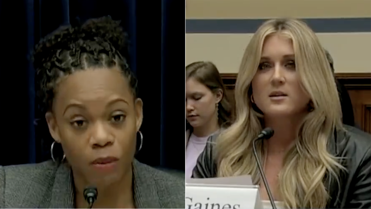 Watch: Democrat slanders Riley Gaines as "transphobic," so she throws woke identity politics back in congresswoman's face