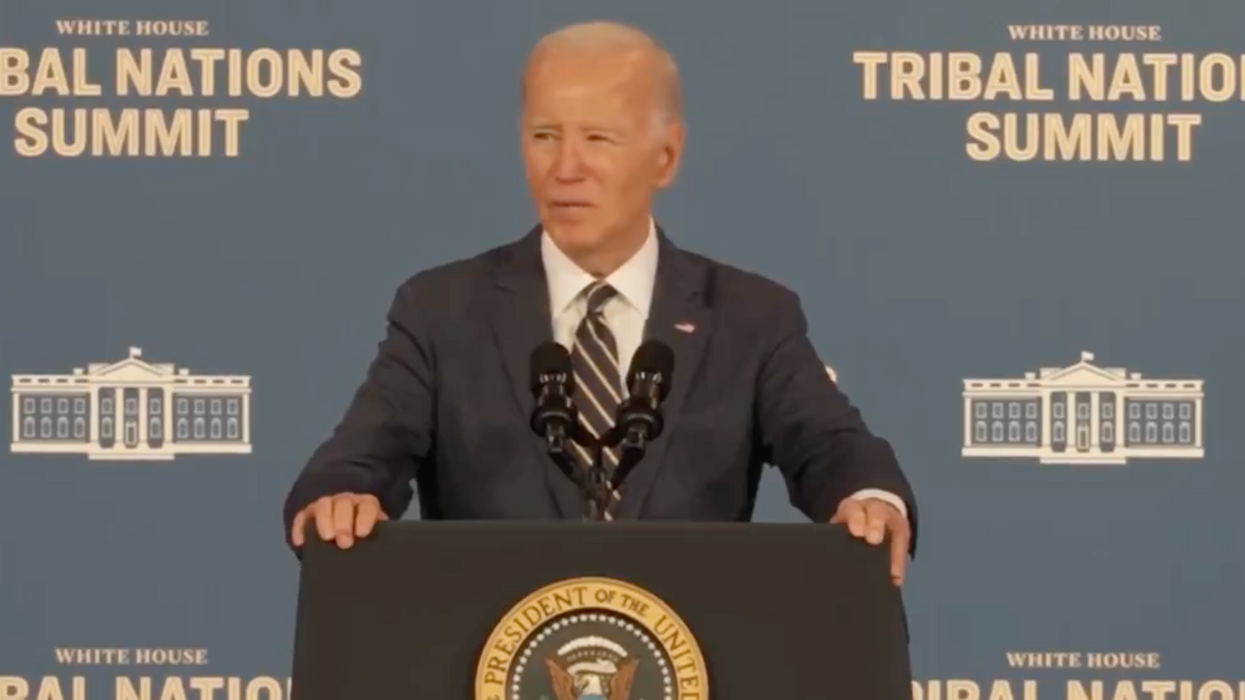 Watch: Joe Biden Talks "Beers Ears" At Tribal Summit. Beers Ears?