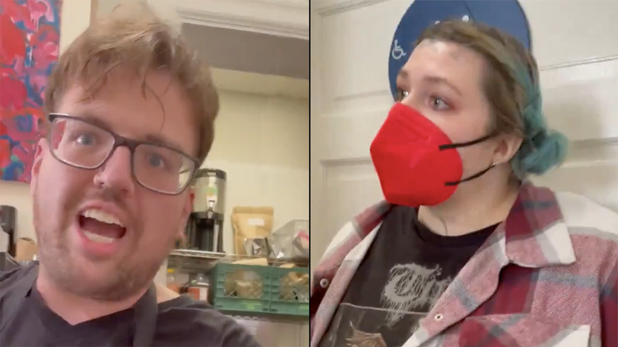 Watch: Woke Coffee Shop Staff Stop Jewish Customer From Using Their Bathroom