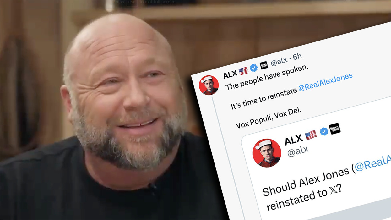 Alex Jones returning to Twitter? It sure sounds like that's what Elon Musk just confirmed...