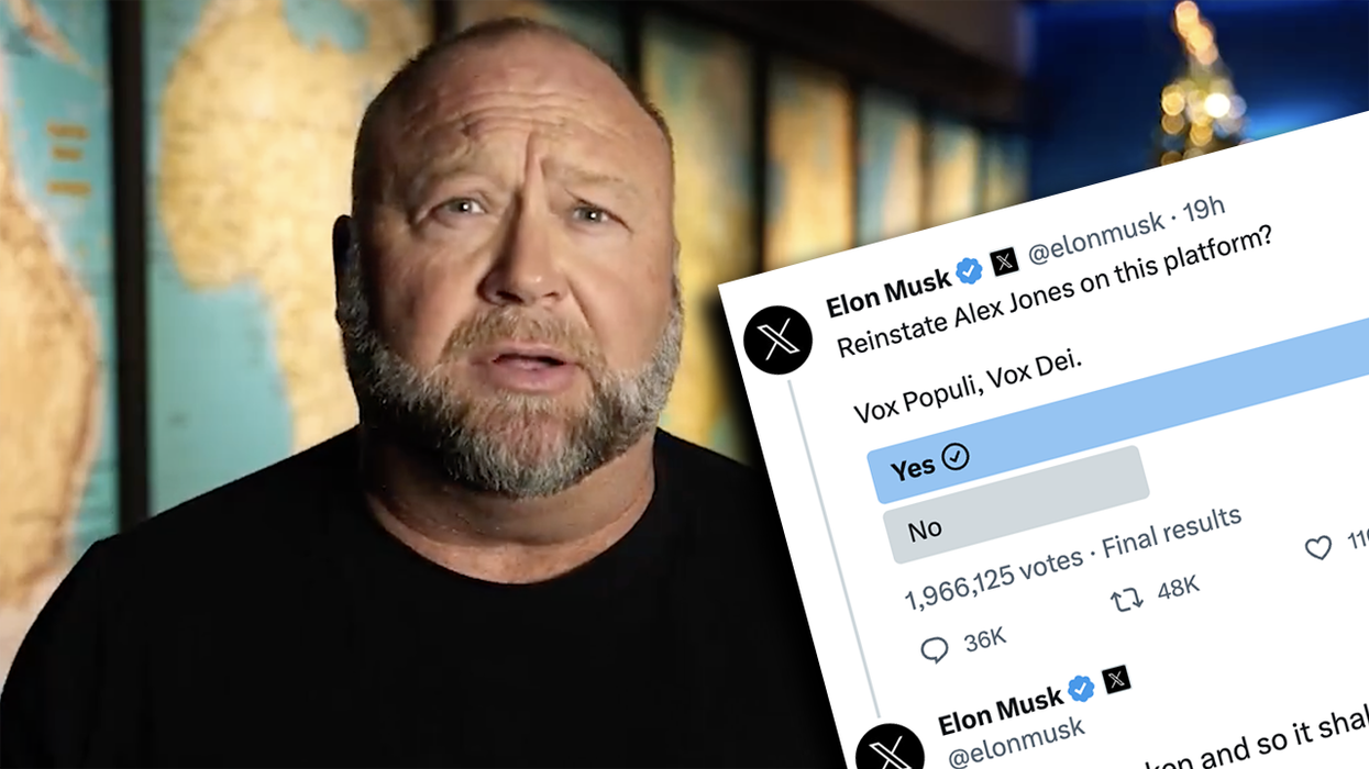 "So it shall be": Elon Musk confirms Alex Jones has been REINSTATED on X/Twitter