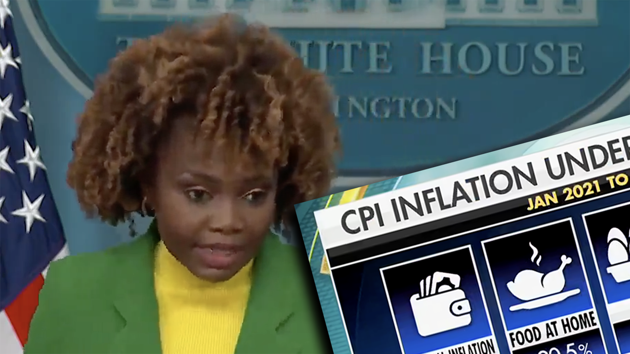 Watch: Karine Jean-Pierre makes stunning claim that data shows Bidenomics doesn't suck. Not this data...