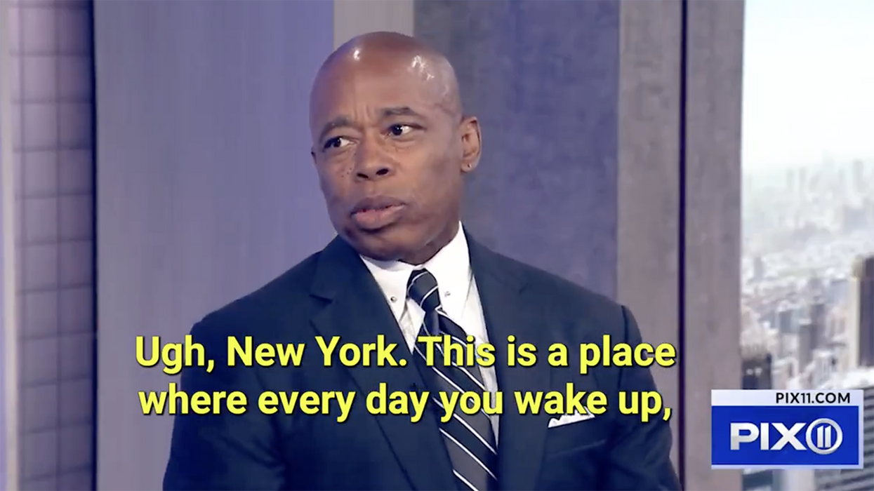 Watch: Eric Adams asked to describe NYC in 2023 and you won't be ready for his insane reference to 9/11