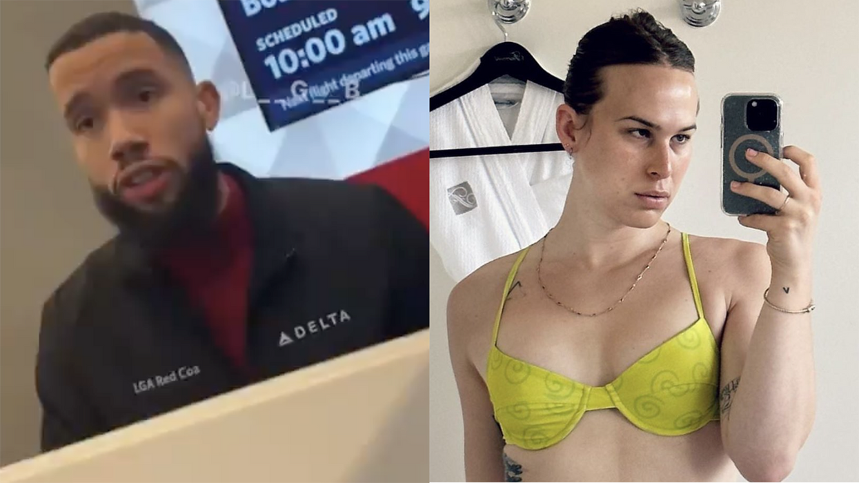 Watch: Delta employee has NO patience for trans activist harassing him over pronouns, puts activist in his/her place