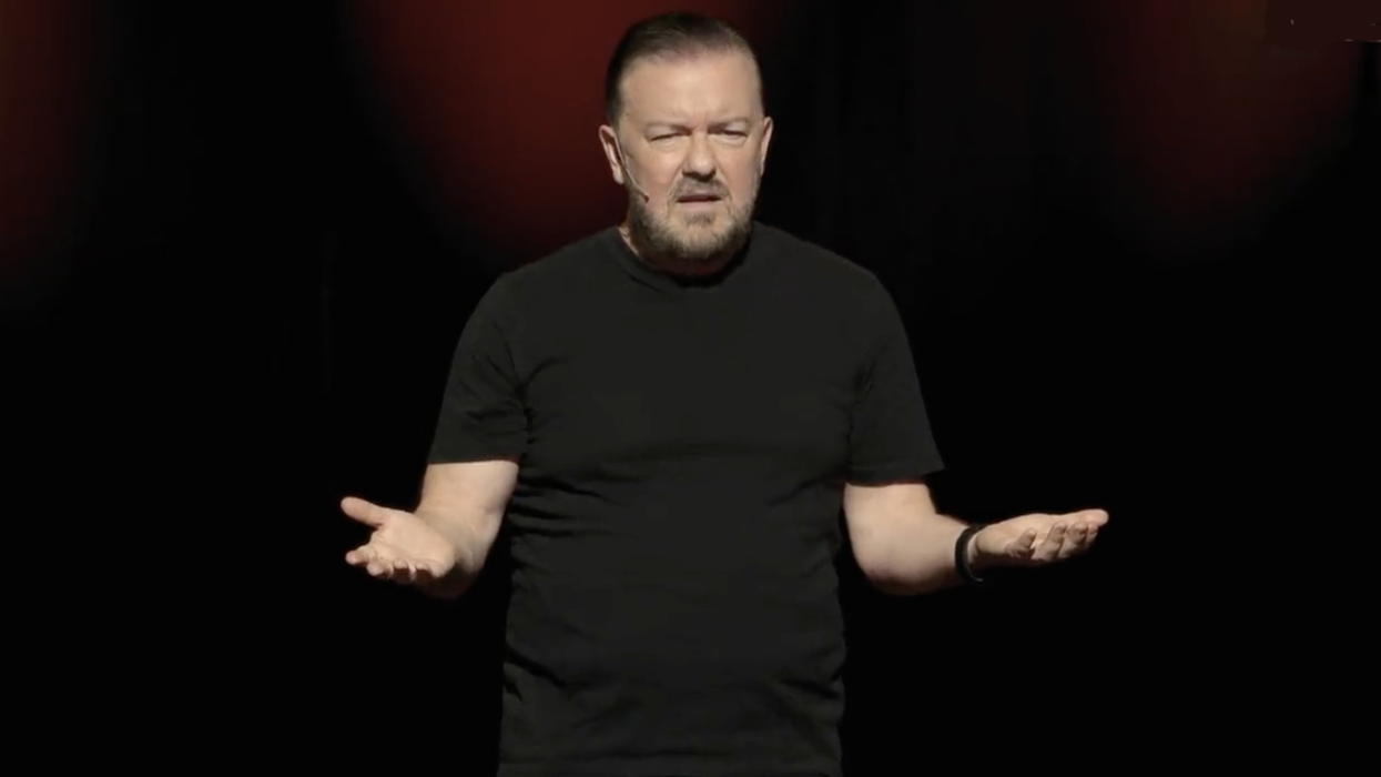 Ricky Gervais smacks down triggered haters and their petition demanding Netflix remove one of his "offensive" jokes