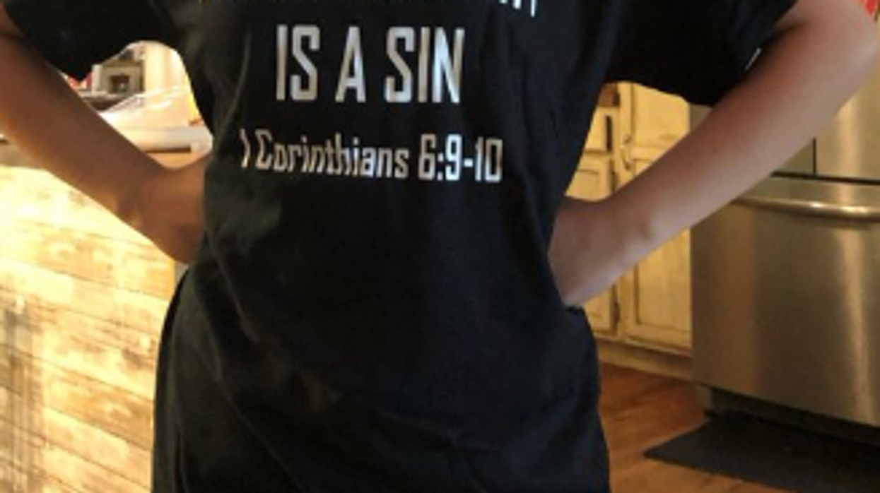 Student Who Wore Shirt That Said “Homosexuality Is A Sin” Awarded Payment From District