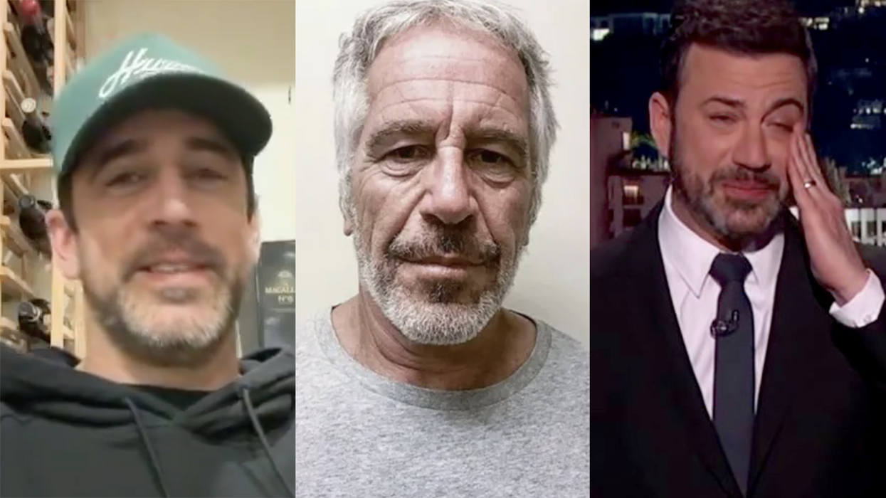 Watch: Aaron Rodgers GOES THERE on Jimmy Kimmel and Jeffrey Epstein, and the late-night "comedian" is threatening a lawsuit