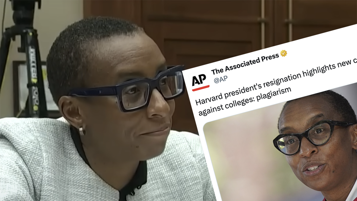 AP identifies the real villain in Claudine Gay's resignation: it's conservatives weaponizing her  plagiarism against her
