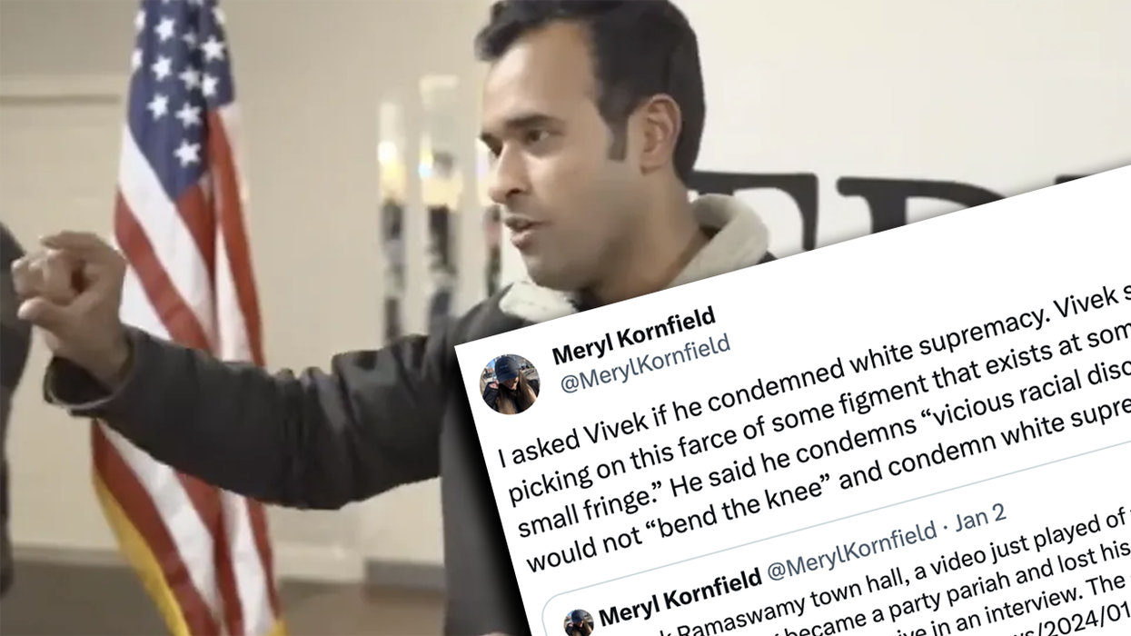 WaPo reporter LITERALLY does what Vivek Ramaswamy said she would over "white supremacy" answer, gets fact-checked hard