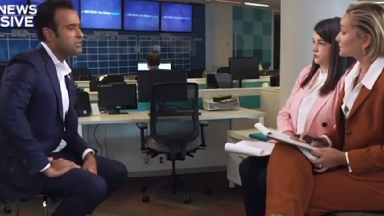 Watch: NBC Reporter Panics After She Tries To Throw Race-Baiting Questions At Vivek Ramaswamy