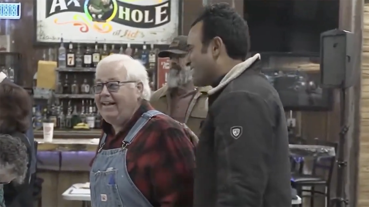 Watch: Iowa voter praises Vivek Ramaswamy's wife for what truly matters... not having a big ol' butt