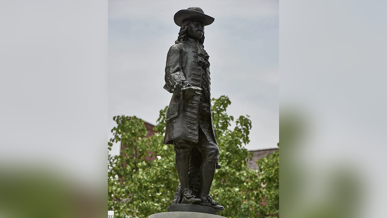 Biden Adming Removes William Penn Statue, The FOUNDER Of Pennsylvania, From Pennsylvania Park To Be More 'Inclusive'