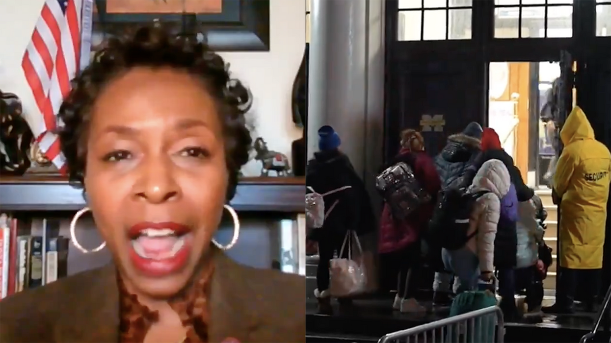 Brooklyn congresswoman wants more migrants for "redistricting" purposes, now they're causing a high school to be shut down