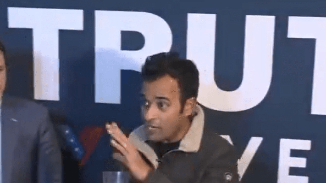 Watch: Vivek Continues Domination Of Media, Leaves Them Speechless With A Few Questions Of His Own