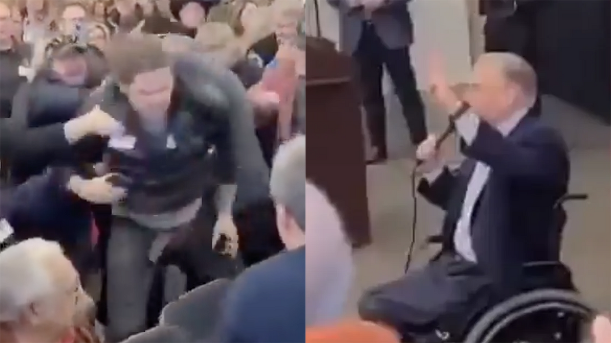 Watch: Pro-Palestine Heckler Finds Out What Happens When You Mess With Texas After He Tries Interrupting Gov. Abbott