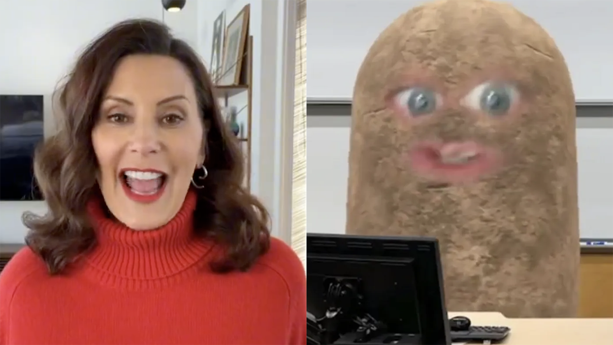 Watch: Governor Whitmer Teams Up With A Potato - A Talking Potato - To "Revolutionize Higher Education"