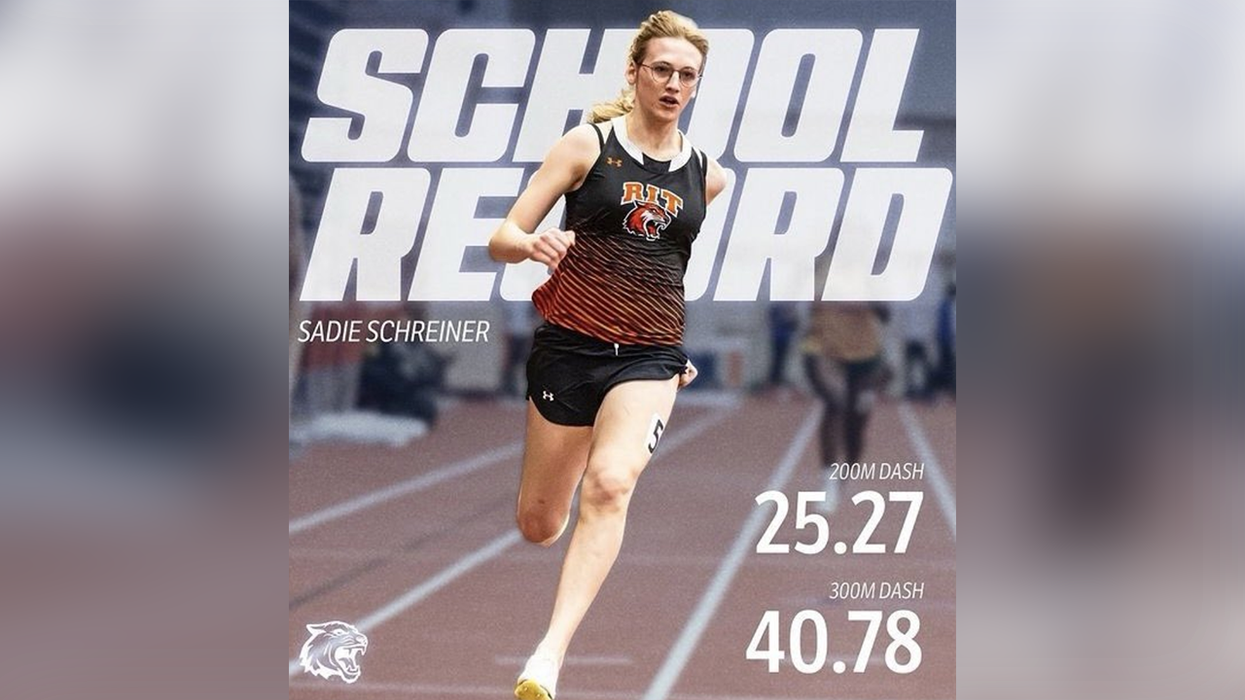 Watch: Below average high school male sprinter who turned female crushes TWO MORE college records competing against girls