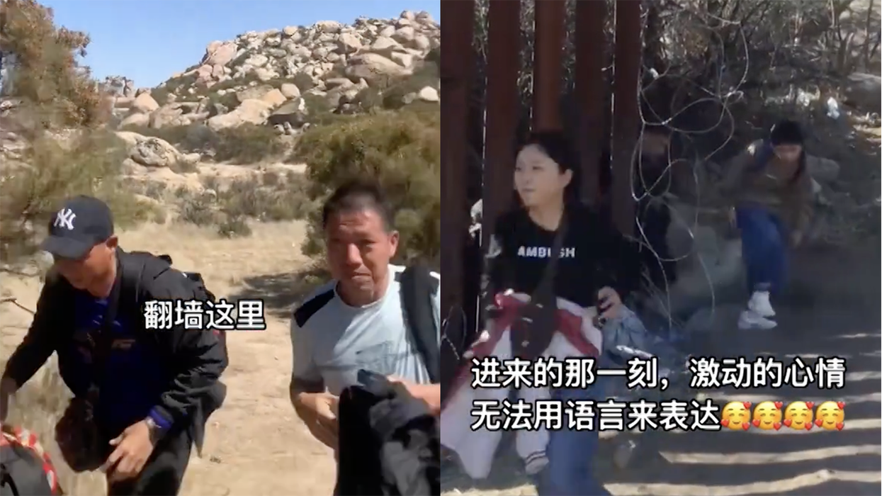 Watch: What a coincidence! Chinese migrants using TIKTOK to show them EXACT location to enter America illegally