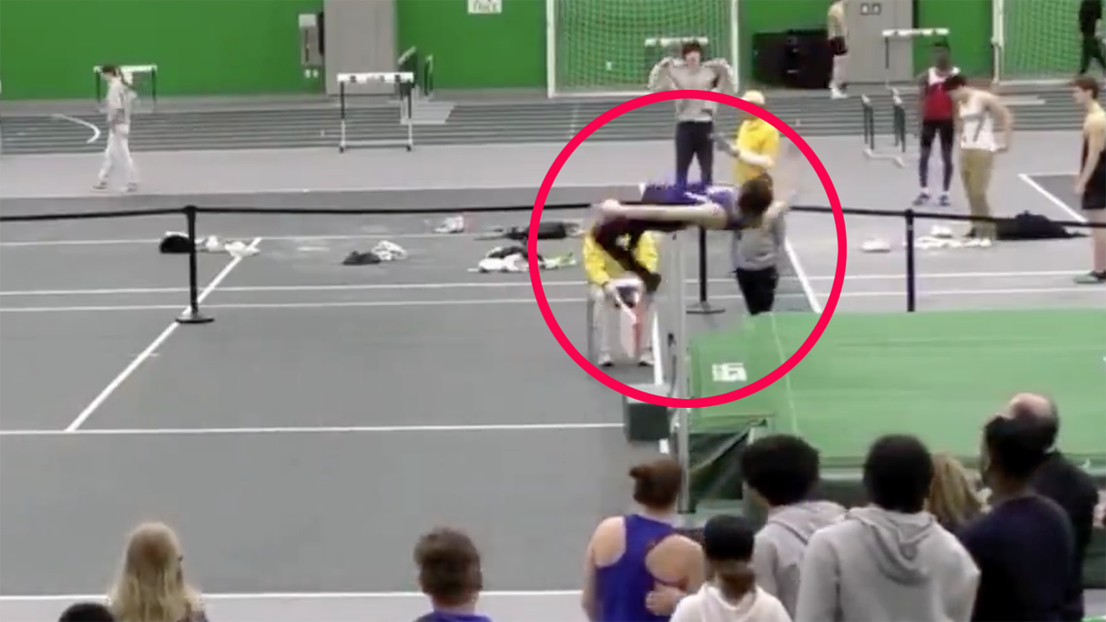 Watch: High school sophomore shatters state's high jump record. Of course, she's a dude...