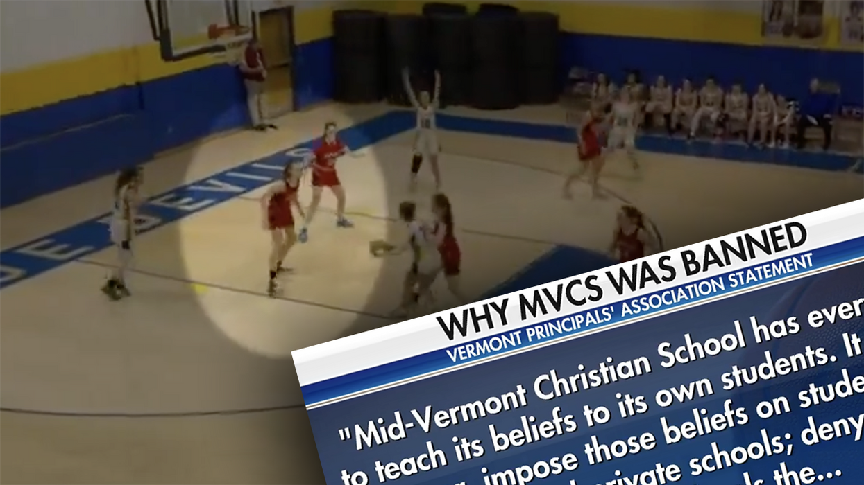 Vermont girls' basketball team BANNED from competition for not competing against a boy and the coach is speaking out