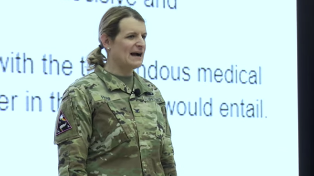 Trans Lt. Colonel, In Space Force,  Gives Speech Encouraging Service Members To “Be Allies"