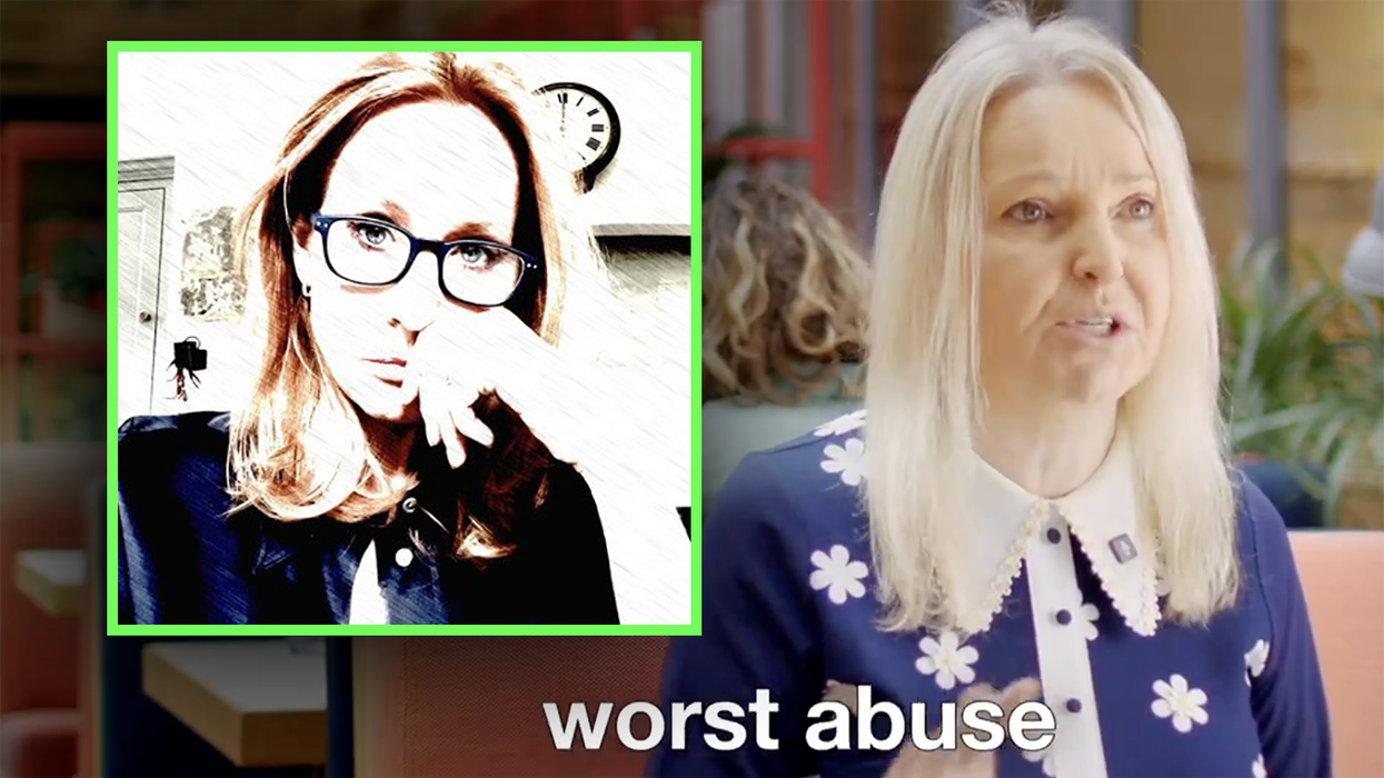 Watch: Trans reality star calls cops on JK Rowling for "misgendering," the author's response is absolute perfection