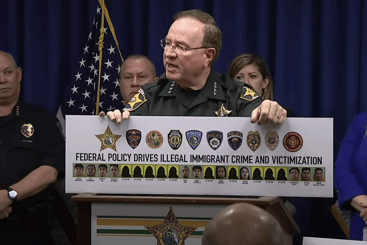 "We’re being victimized:" Sheriff EXPLODES after human trafficking investigation reveals illegals given free flights by Biden Admin
