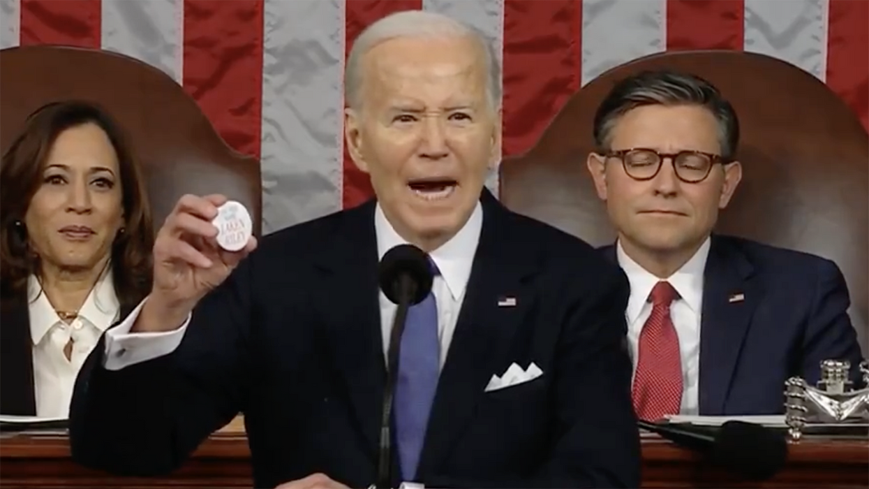 Watch: Joe Biden messes up Laken Riley's name, but the real crime for Dems is calling the illegal who killed her an "illegal"