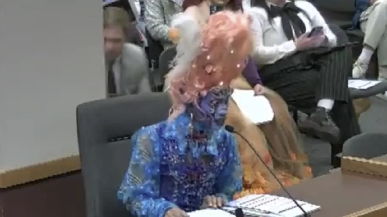Blue Drag Queen Testifies In Front Of Missouri House Over Proposed Ban On “Kid-Friendly” Drag Shows