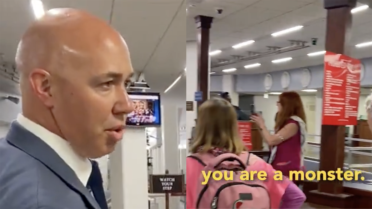 Watch: Congressman with no legs BODIES Code Pink whackadoodle with joke about where he "stands" on terrorists
