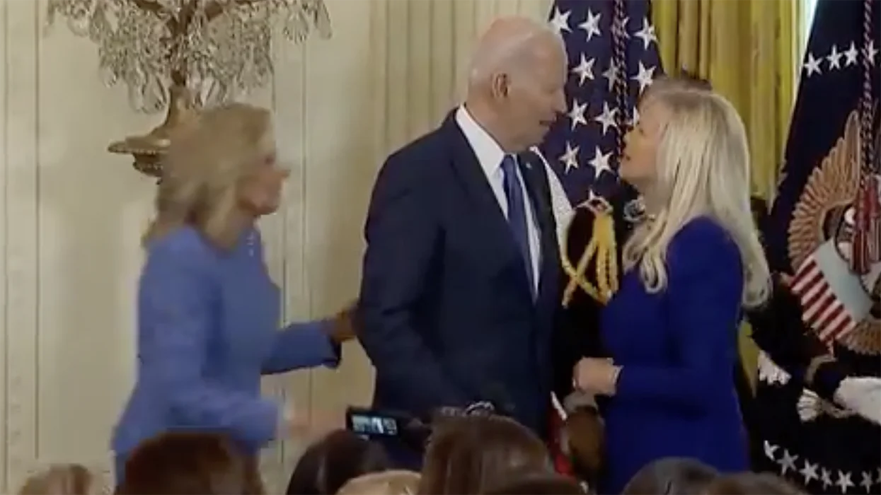Watch: Did Joe Biden confuse this other blonde lady for his wife?