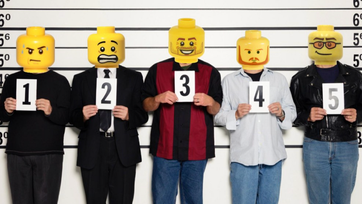 Police department uses "Lego Heads" on mugshots to comply with (and mock) California's silly new law
