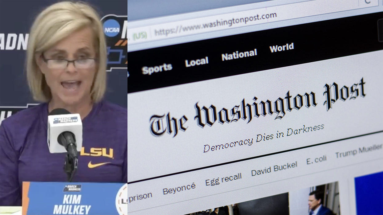 Watch: LSU coach goes BEAST MODE on WaPo reporter, preemptively calls them out for upcoming hit piece