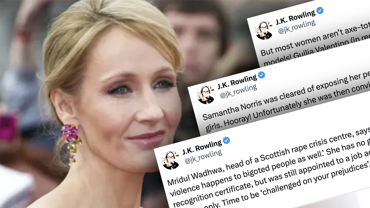 JK Rowling trolls Scotland's new "hate crime" law with epic April Fool's thread on who is now considered a woman