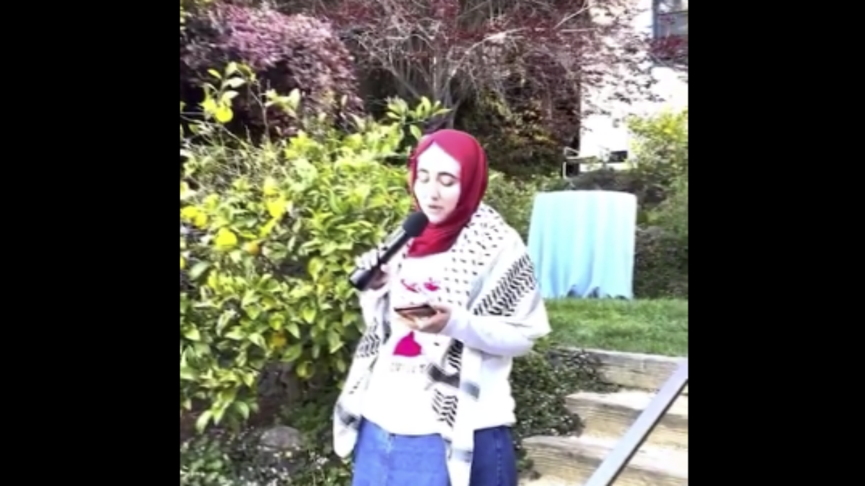 Watch: Anti-Israel Protester Disrupts Jewish Dinner Party, Claims She Has A “First Amendment Right” To Be There