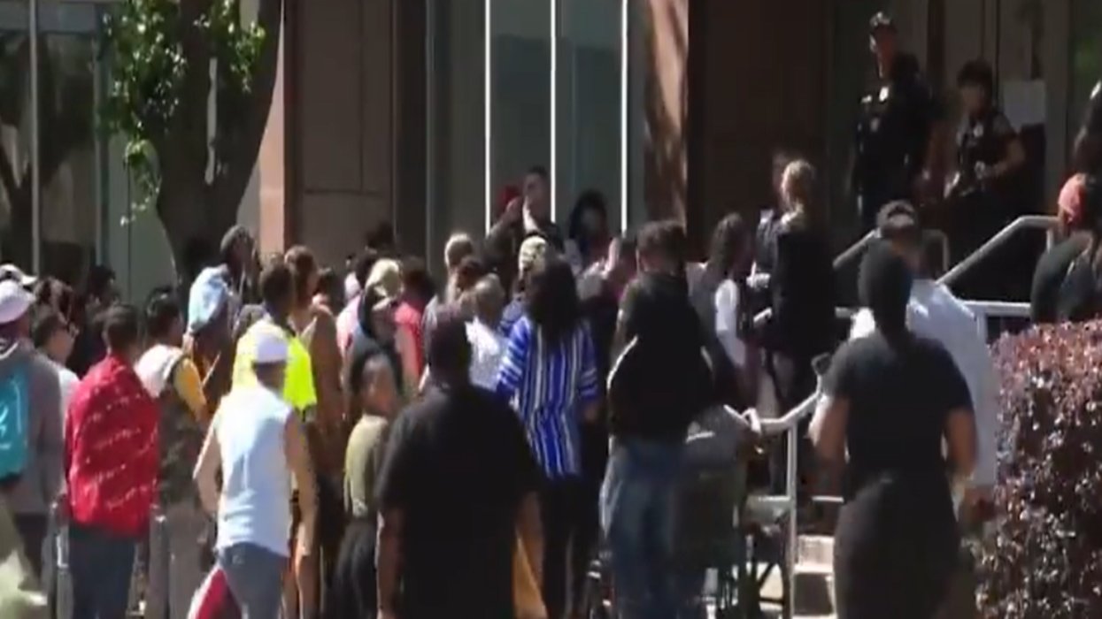 Watch: Chaos And Riots Erput Outside Houston IRS Office After Only Staying Open For One Hour Just Days Before Tax Deadline